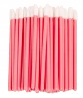 Aplikatory Welurowe Do Rzęs Różowe 50 szt