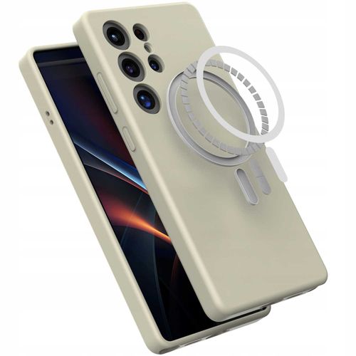 Spacecase Silicone Mag Galaxy S25 Ultra Beige na Arena.pl