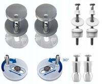 Deska sedesowa wolnoopadająca WC twardy duroplast uniwersalna wypinana kołk