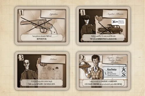 Detektywistyczna gra planszowa - Niepożądani goście - ponad 1000 śledztw na Arena.pl