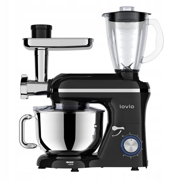 Robot kuchenny mikser planetarny blender kielichowy maszynka do mięsa LOVIO zdjęcie 10