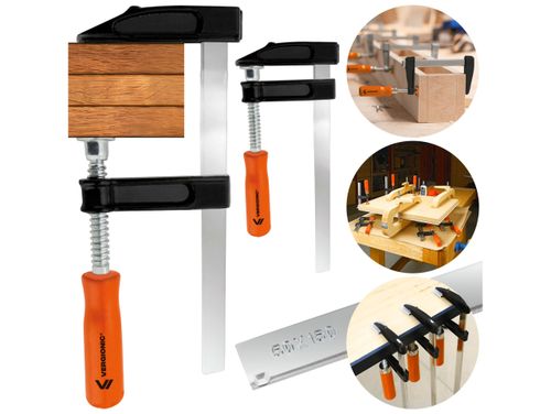 Vergionic ścisk stolarski śrubowy f 150mm zacisk warsztatu uchwyt metalowy na Arena.pl