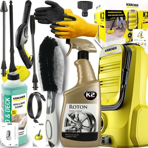 MYJKA CIŚNIENIOWA KARCHER K 2 COMPACT HOME DO FELG ZESTAW T-RACER BASIC na Arena.pl