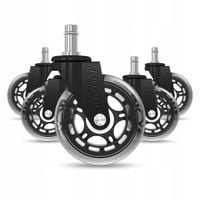 Zestaw kół do fotela Huzaro Casters 2.0 Black