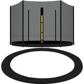 Osłona na sprężyny z siatką do trampoliny zewnętrzną 8FT 244/250/252 cm czarna