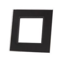 RAMKA SZKLANA POJEDYNCZA - CZARNA LIVOLO