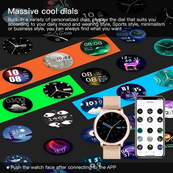 SMARTWATCH DAMSKI Rubicon RNBE66 - WŁASNE TARCZE (sr014a) zdjęcie 10