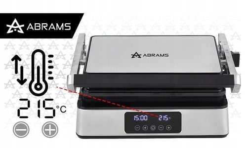 GRILL GOFROWNICA OPIEKACZ ELEKTRYCZNY 2200W REGULACJA CZASU I TEMP na Arena.pl