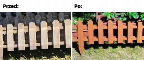 TRWAŁY IMPREGNAT / FARBA DO DREWNA OGRODOWEGO 20 KOLORÓW M&M Z WOSKAMI na Arena.pl