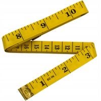 Metr Krawiecki Centymetr Miara Miarka 150cm 1,5m Do Mierzenia Metrówka VIO