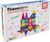 Klocki magnetyczne konstrukcyjne edukacyjne 33 el Picasso Tiles duże