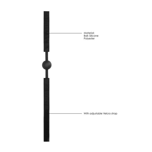 Adjustable Silicone Ball Gag zdjęcie 6