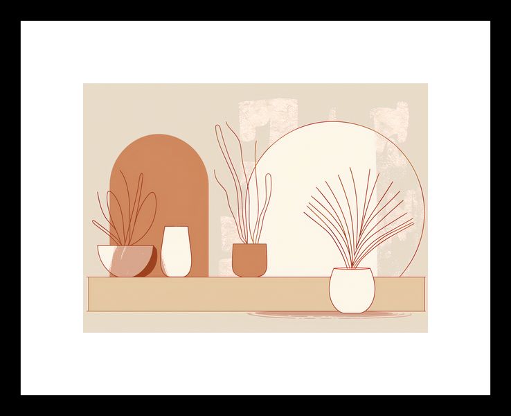 Plakat 18x13cm Widok Roślin zdjęcie 3