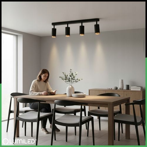 Lampa sufitowa HALOGENOWA kinkiet OPRAWA LED reflektor SPOT 4x GU10 na Arena.pl