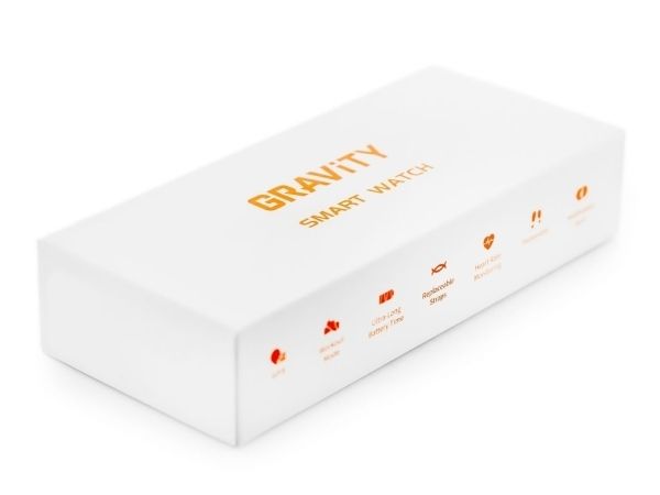 smartwatch gravity czerwono czarny 2 paski gt17-10 zdjęcie 13