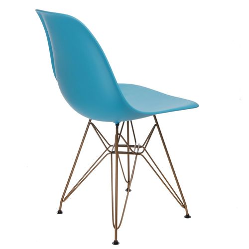 Krzesło P016 Pp Gold Ocean Blue na Arena.pl