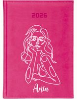KALENDARZ A5 2026 DZIENNY terminarz z nadrukiem PERSONALIZOWANY Z IMIENIEM