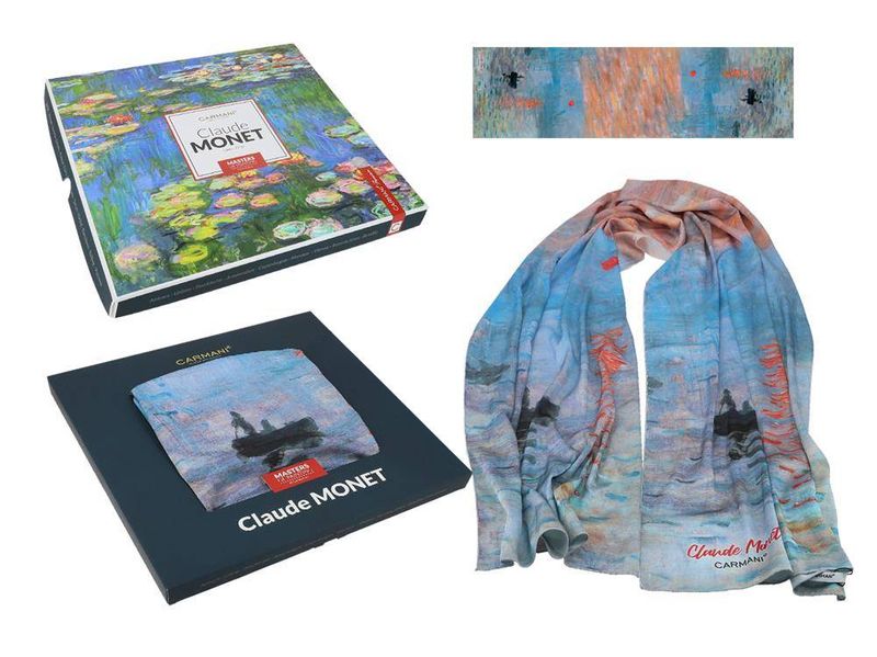 Szal - C. Monet, Wschód słońca (CARMANI) zdjęcie 1