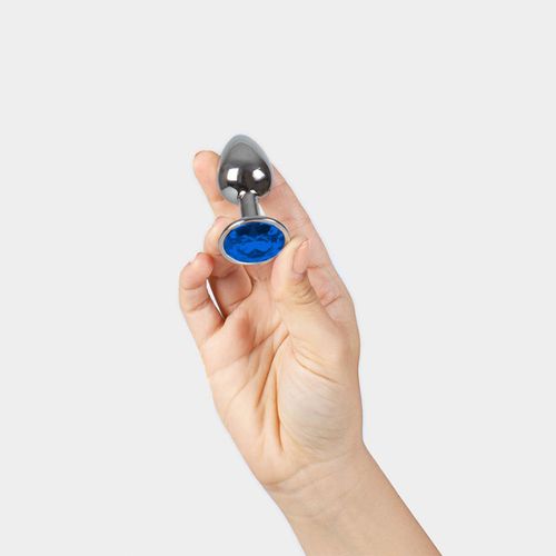 blue jewelled metal butt plug na Arena.pl