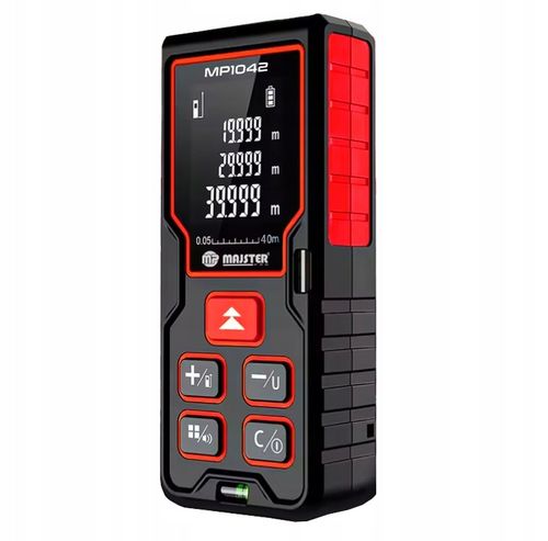 DALMIERZ LASEROWY 40M CYFROWY MIERNIK ODLEGŁOŚCI POZIOMICA LASEROWA na Arena.pl