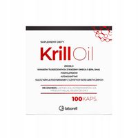 TRAN Olej rybi 100szt KrillOil z kryla Laborell