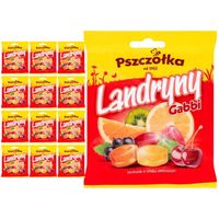 Pszczółka Cukierki landryny gabbi o smaku owocowym 90 g x 15 sztuk