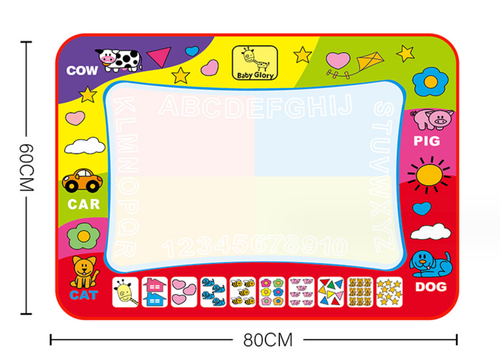 Uniwersalna mata wodna do malowania rysowania wodą zestaw z mazakami XXL na Arena.pl