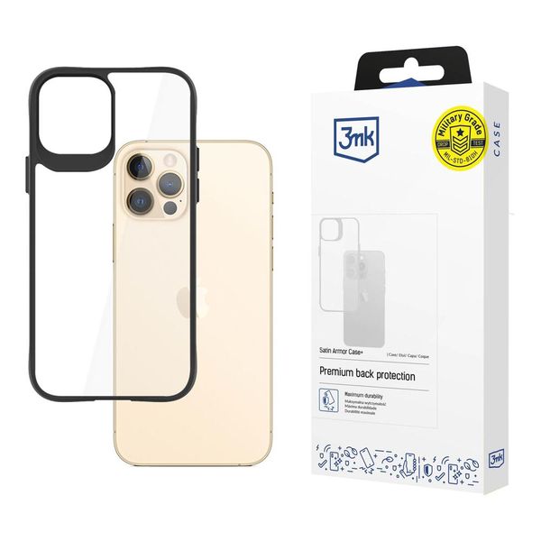 Satynowe etui na Apple iPhone 12 Pro Max - 3mk Satin Armor Case+ zdjęcie 1