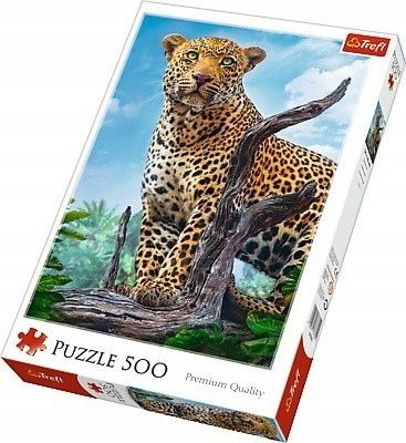 PUZZLE 500 Dziki lampart 37332 zdjęcie 1