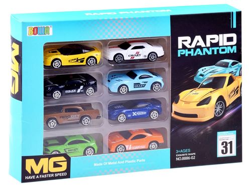 METALOWE POJAZDY ZESTAW AUTEK 8 RESORAKÓW na Arena.pl