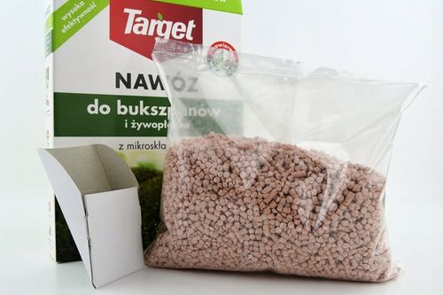 TARGET NAWÓZ DO BUKSZPANÓW I ŻYWOPŁOTÓW 4 KG GRANULAT na Arena.pl