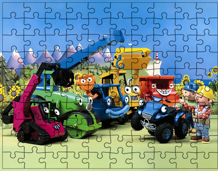 Puzzle Bob Budowniczy zdjęcie 1