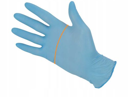 rękawice nitrylowe 100 szt. 8-m nitrylex magenta - 10 szt. na Arena.pl