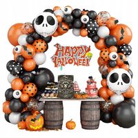 ZESTAW BALONÓW GIRLANDA BALONOWA HALLOWEEN PRZYJĘCIA ZESTAW DEKORACJA