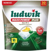 Skuteczne kapsułki tabletki do zmywarki Lemon Maxx Power Plus 30 szt Ludwik