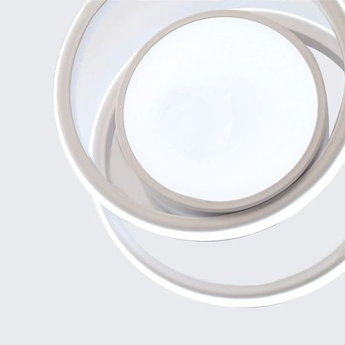 LAMPA SUFITOWA PLAFON LED OKRĄGŁY BIAŁY NOWOCZESNY DO SALONU 32W 6500K na Arena.pl