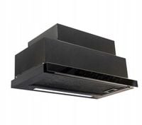 Okap teleskopowy VDB Ideal Pro 60 Black 410 m3/h