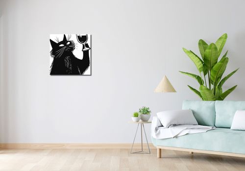 Obraz 50x50cm Koci Wirtuoz na Arena.pl