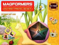 2X Klocki magnetyczne Magformers My First Pastel Set