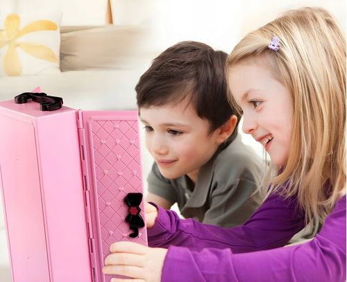 Szafa dla Lalek Garderoba dla Lalek Domek dla Lalek Akcesoria Lalka +GRATIS na Arena.pl