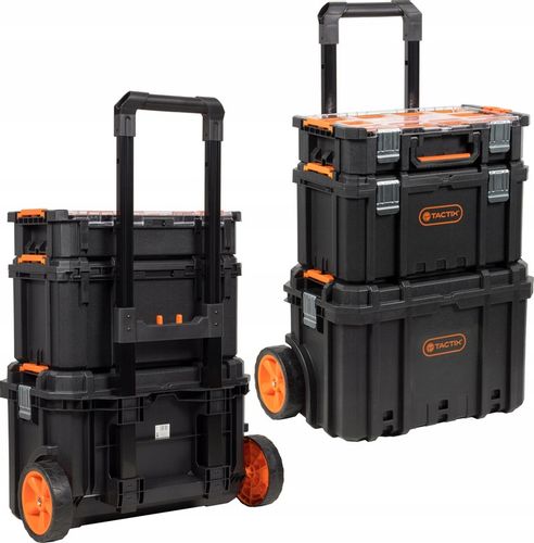 Skrzynka narzędziowa modułowa kołach ZESTAW TACTIX na Arena.pl
