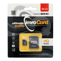 IMRO karta pamięci microSD 4GB 100MB/s class 10 UHS I z adapterem SD