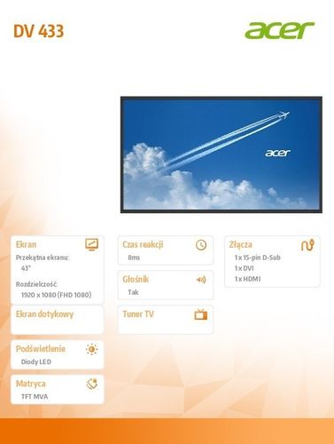 Monitor DV433 43" LFD na Arena.pl