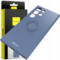 ETUI MATOWE DO GALAXY S24 ULTRA SPACECASE SILICONE RING SILIKONOWE + SZKŁO
