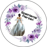 Opłatek na tort Ramka Boho Kwiaty Postać Kobieta Okazjonalny 18 30 40 50 60