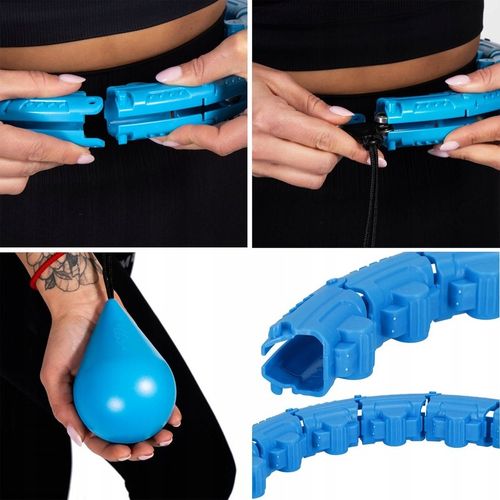 HULA HOP ODCHUDZAJACE OBCIĄŻENIE WYPUSTKI MODUŁOWY MASAŻER + OBCIĄŻNIK na Arena.pl