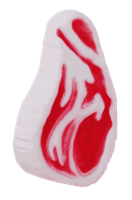 Zabawka dla psa winylowy gryzak stek z piszczałką 11cm UNIQ PETS