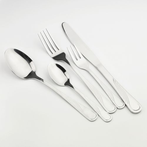 ZESTAW SZTUĆCÓW 30 ELEMENTÓW DLA 6 OSÓB KPL SZTUĆCE NIERDZEWNE W PUDEŁKU na Arena.pl