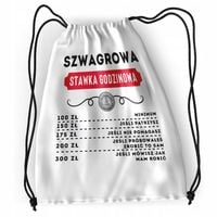 Plecak Dla Szwagrowej Sportowy Szkolny Worek Torba Z Nadrukiem Ze Zdjęciem