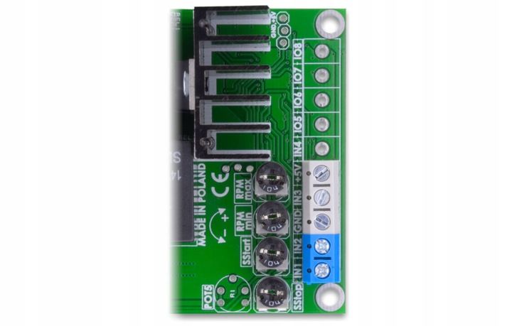 Regulator obrotów silnika DC dwukierunkowy 12V 24V zdjęcie 3